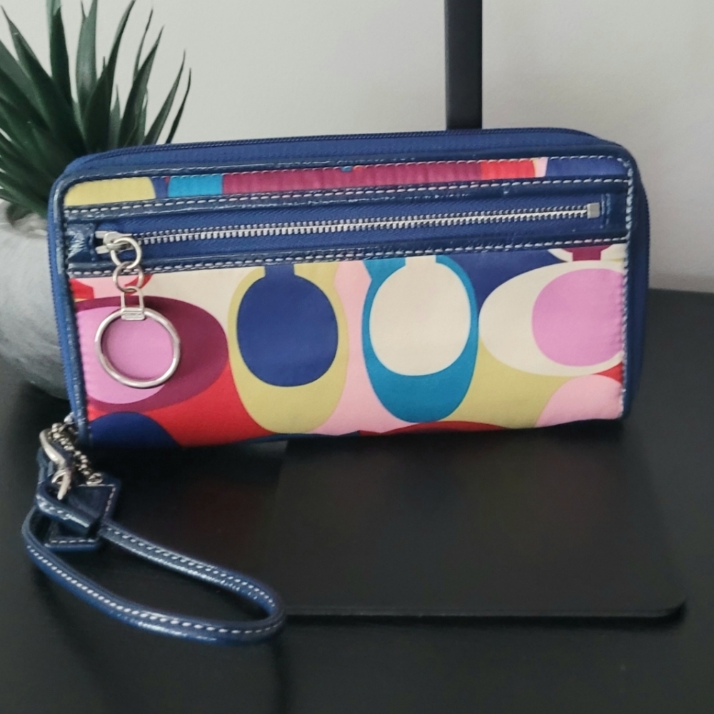 Coach Satin Long Wallet